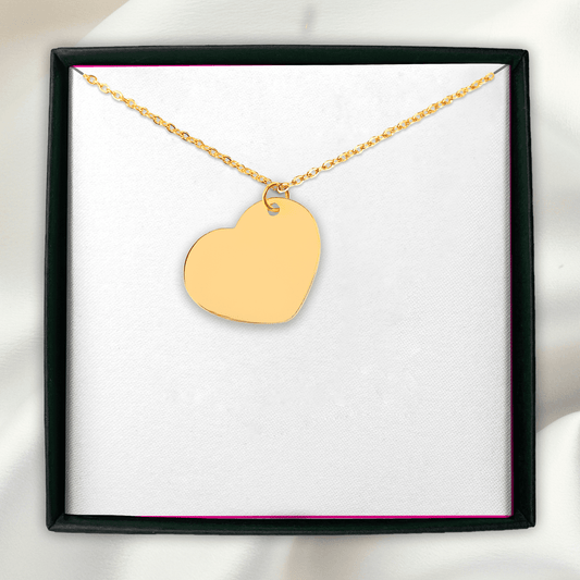 Collier personnalisé coeur 